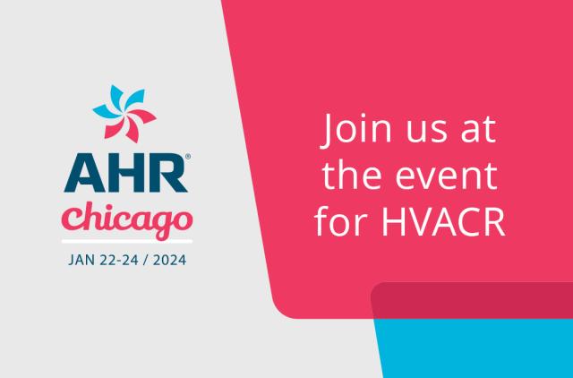 Join us at the AHR Expo 2024